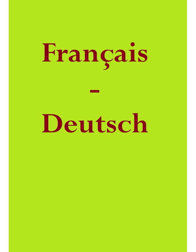 Secretarial and Translation Service from French to Deutsch