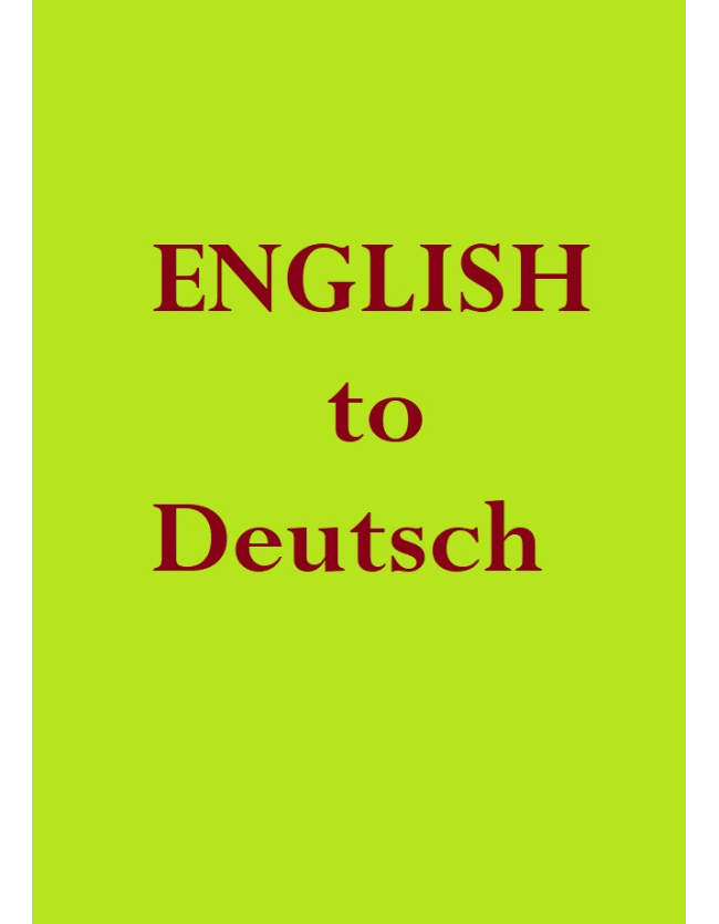 Secretarial and Translation Service from English to Deutsch